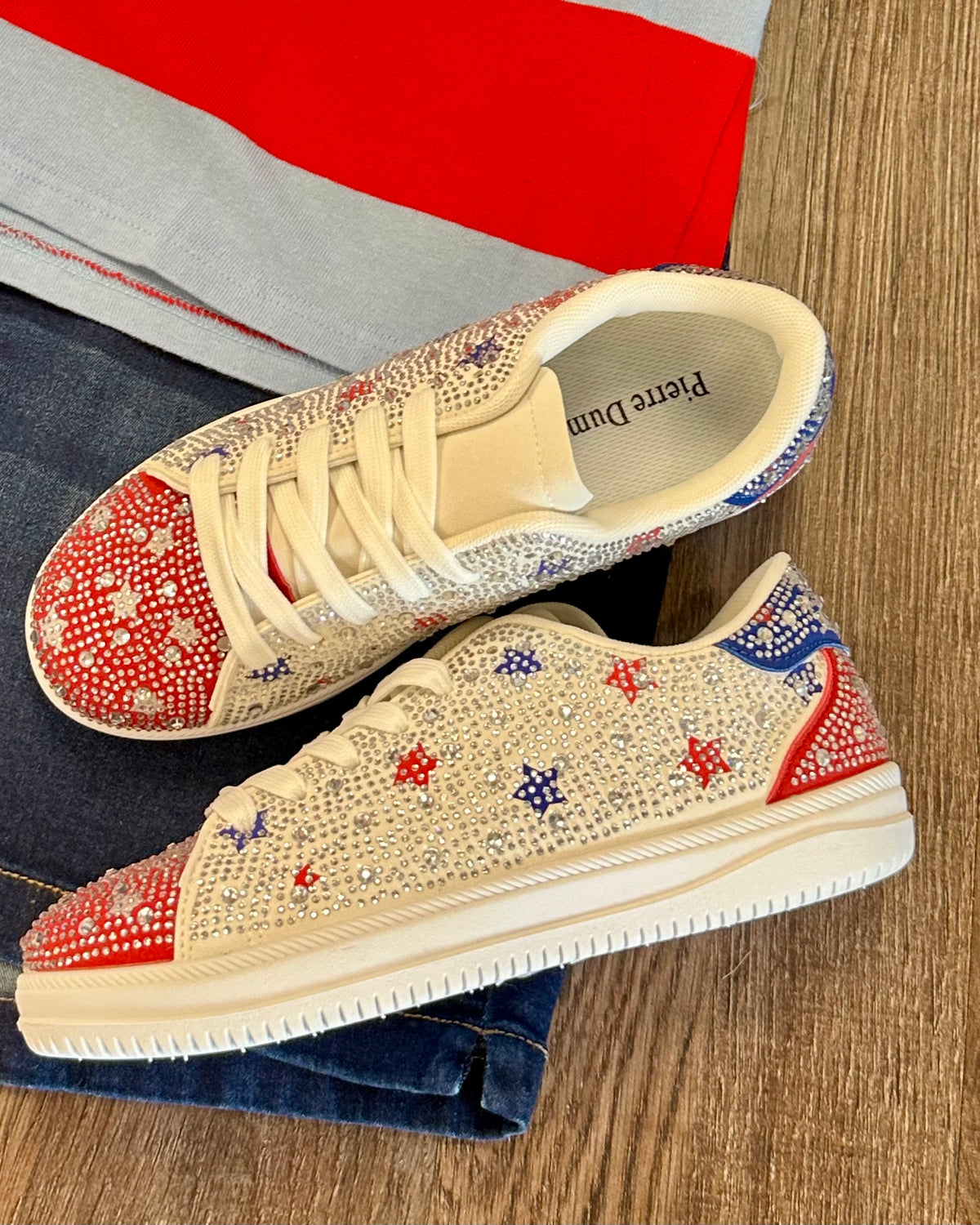 Star Spangled Rhinestone Sneaker