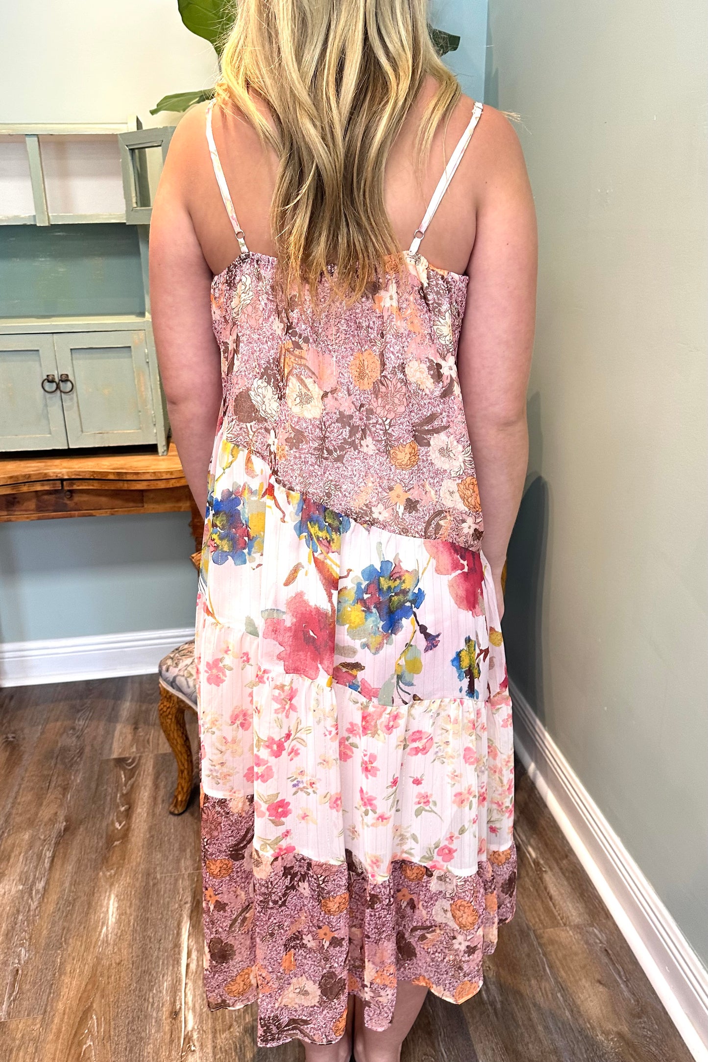Floral Gypsy Midi Dress