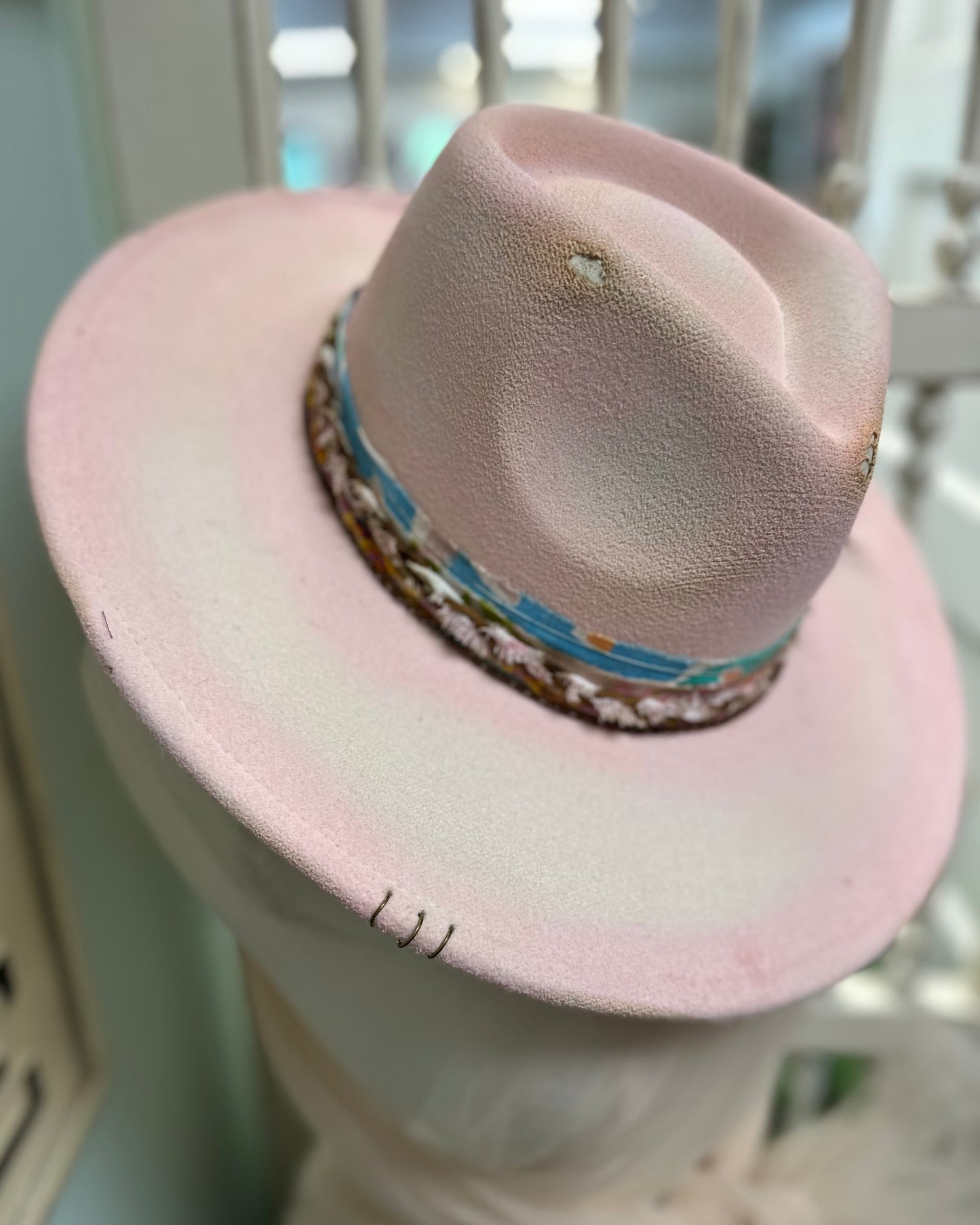 Wild Card - Distressed Flat Brim Hat