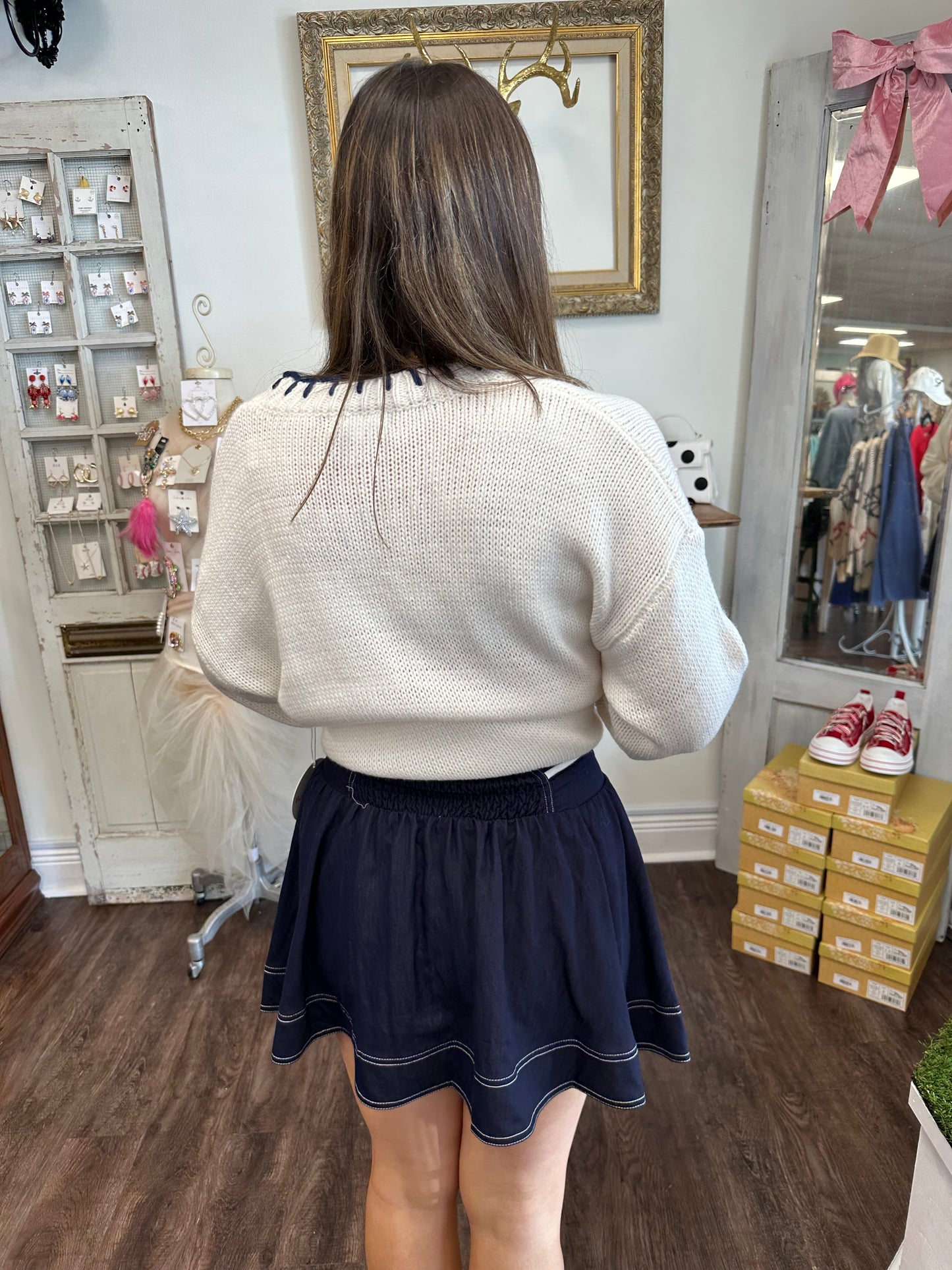 Off White Coastal Sweater