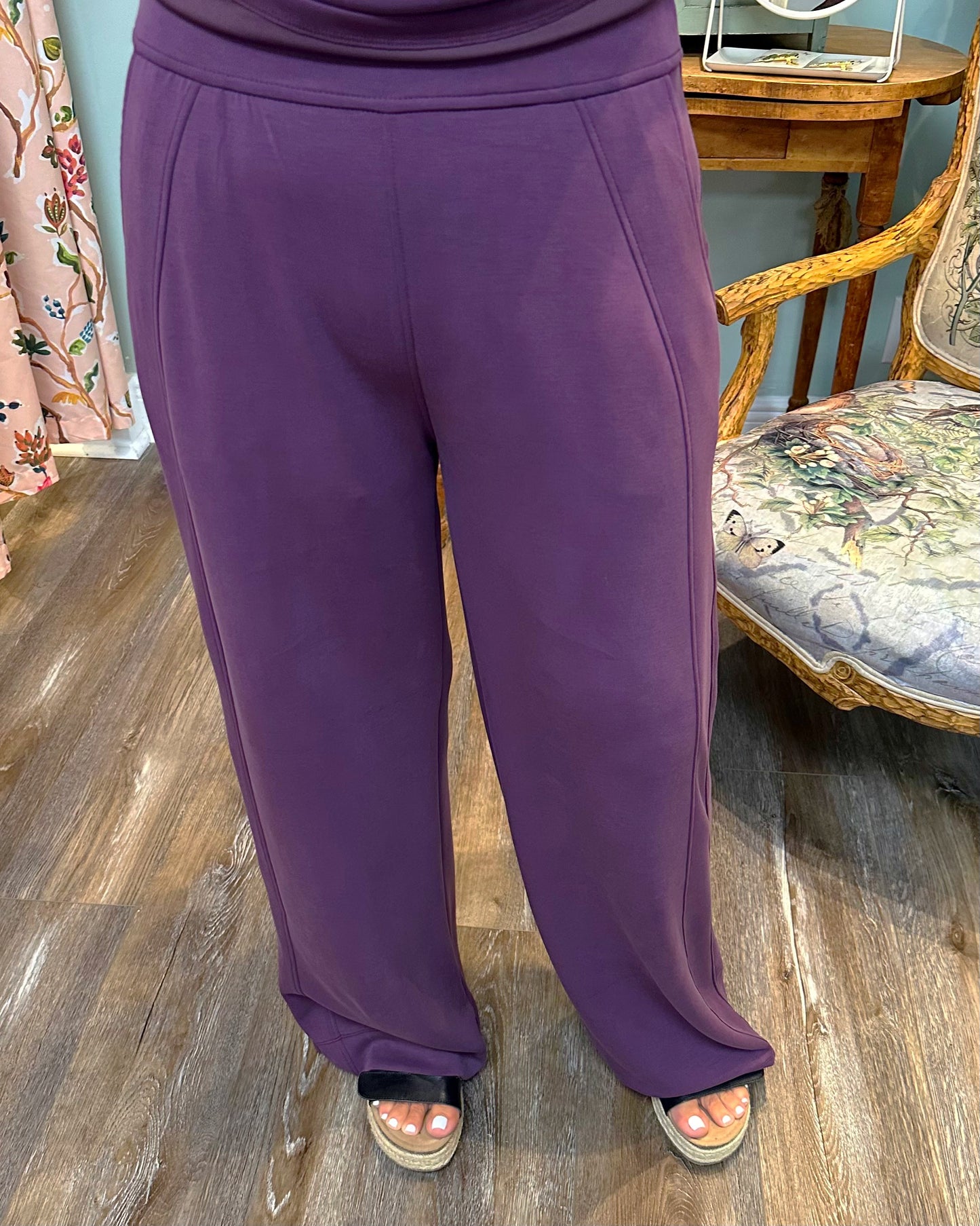 Soft Suba Pants - Plum