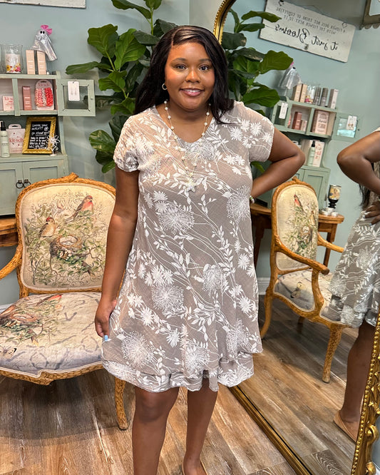 Linen Dandelion Dress