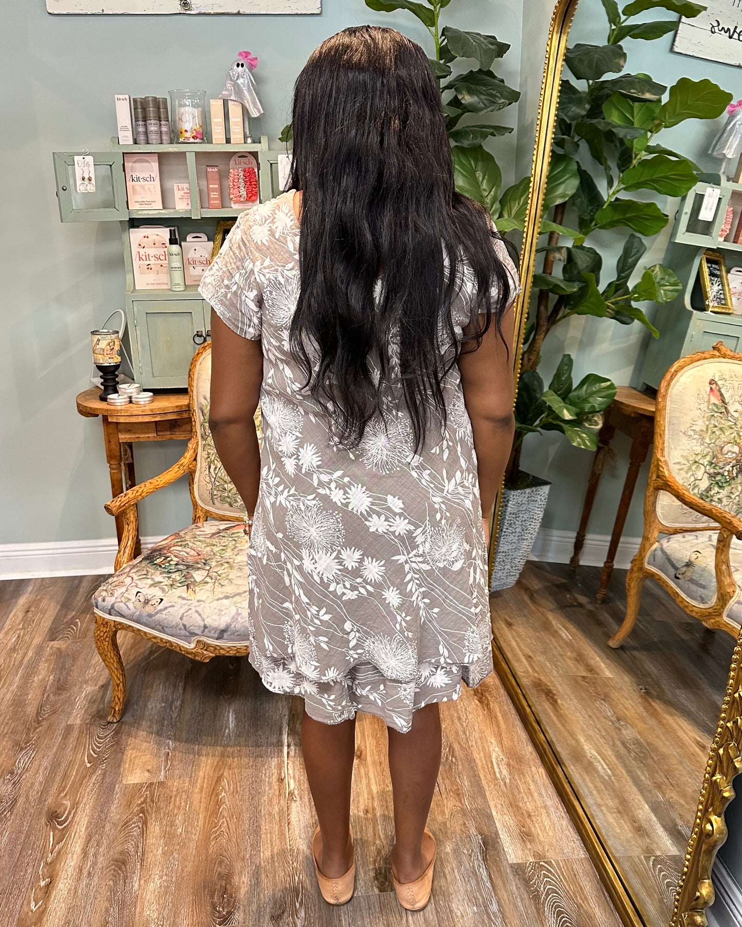 Linen Dandelion Dress