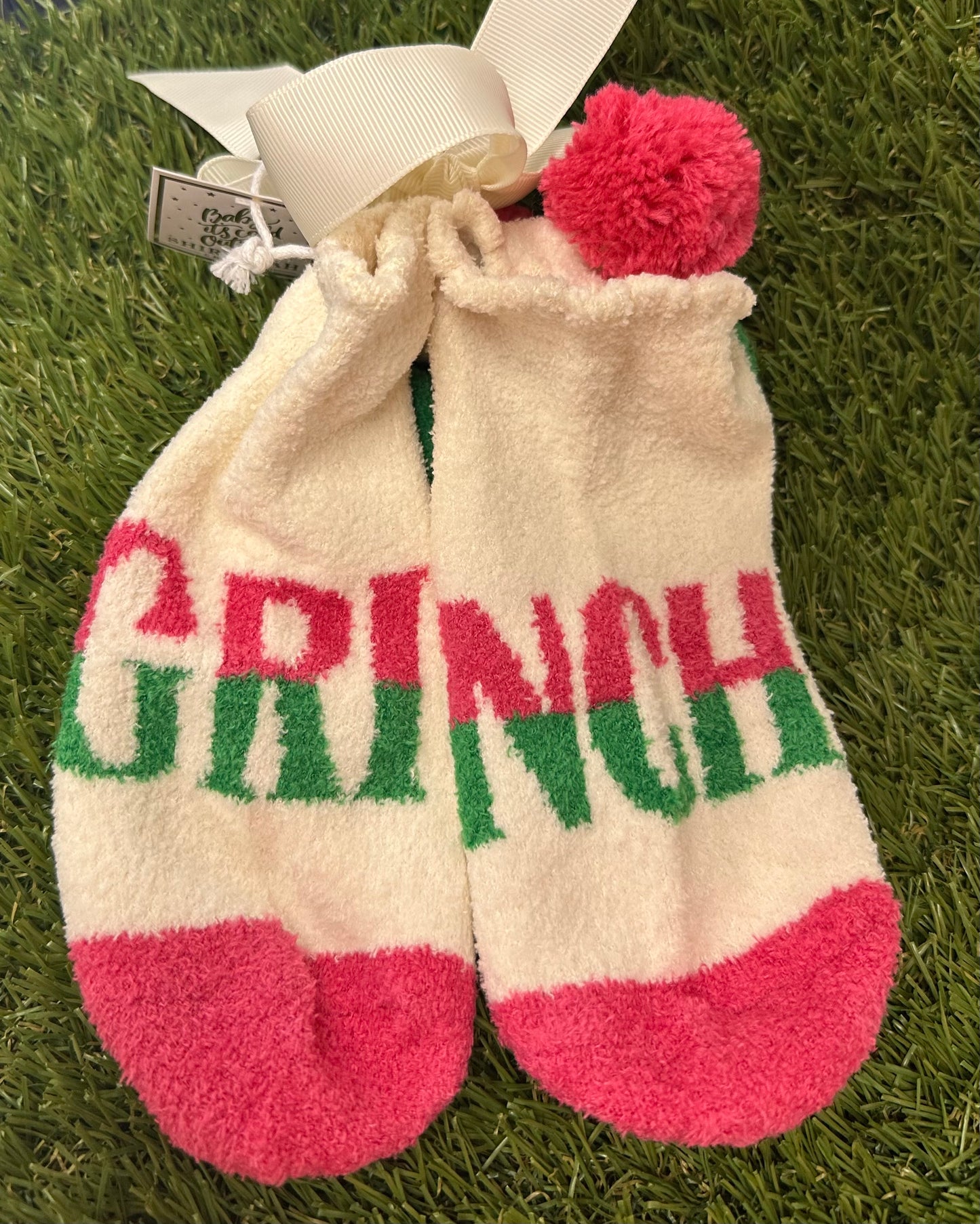 Fuzzy Christmas Socks