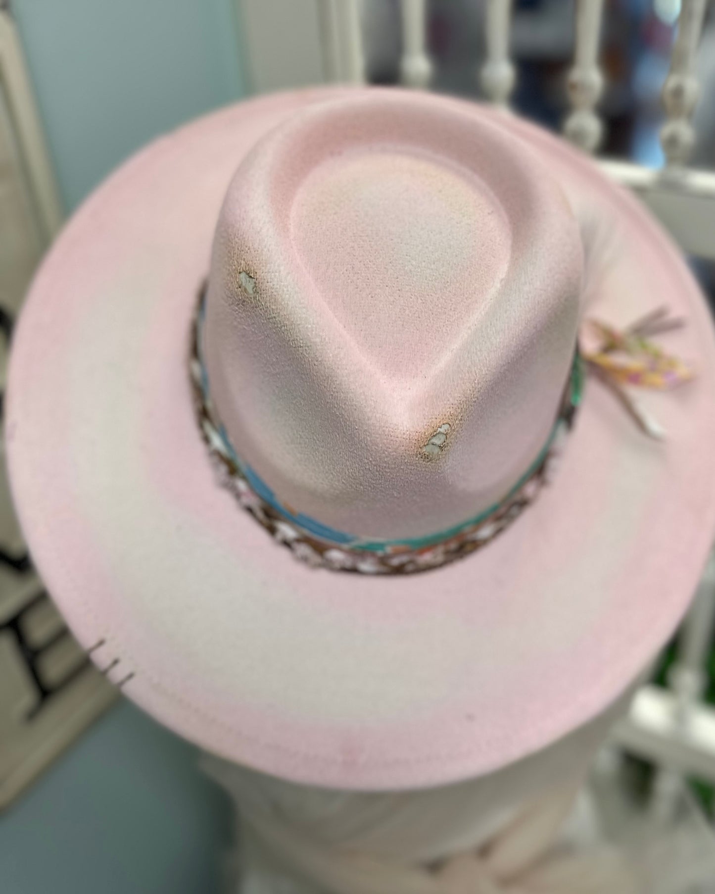 Wild Card - Distressed Flat Brim Hat