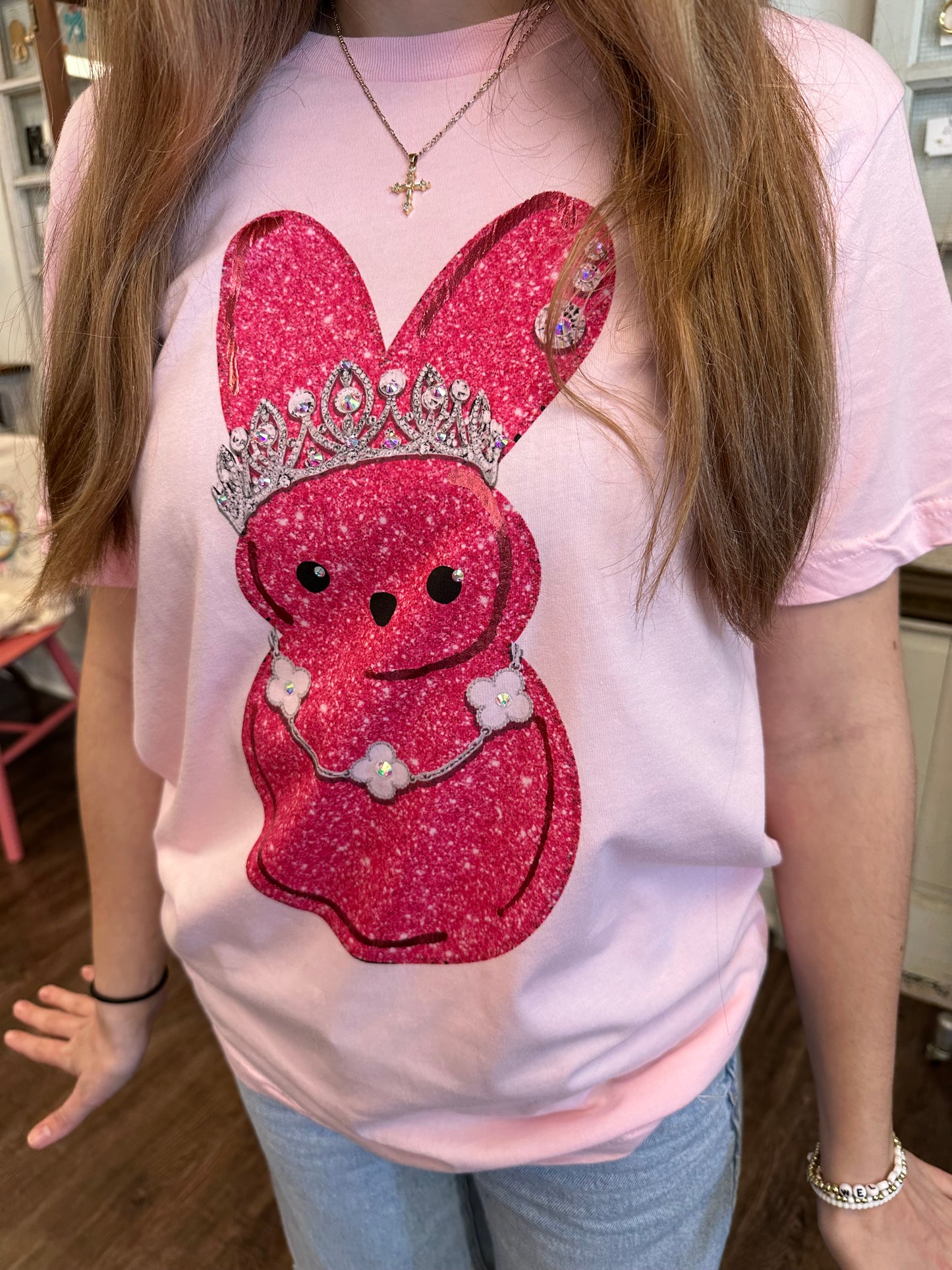 Pink Bling Bunny Peep