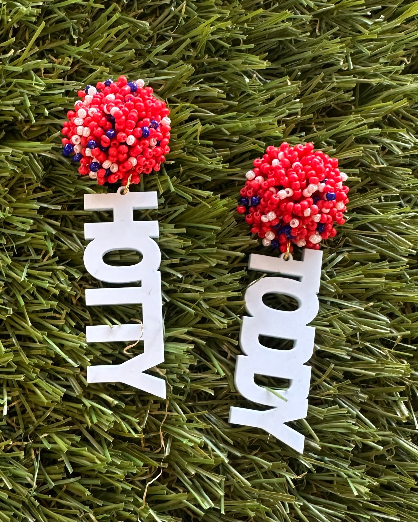 Hotty Toddy Pom Pom Earrings