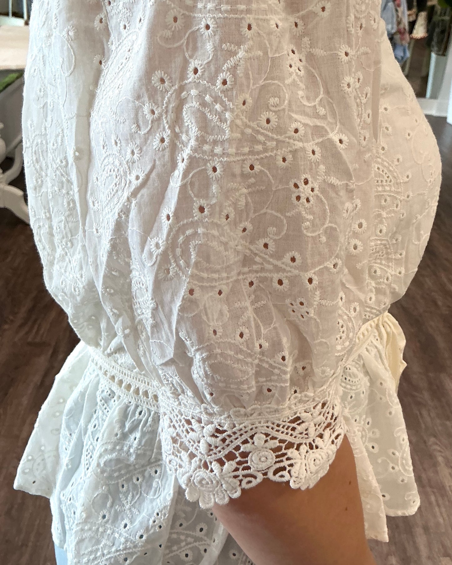 Eyelet Lace Top
