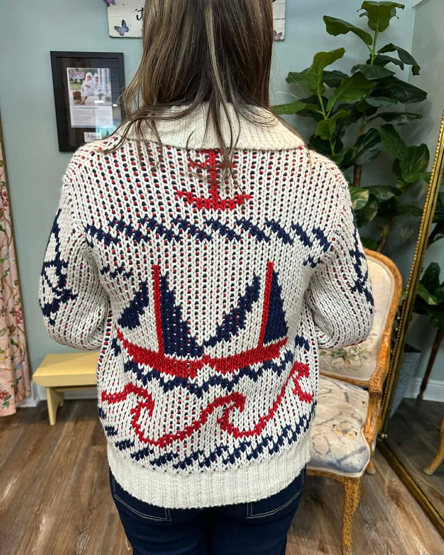 Cream Nautical Sweater
