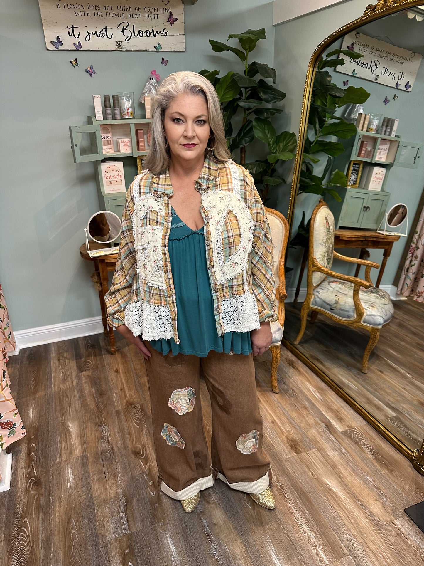 Chocolate Patchwork Pant