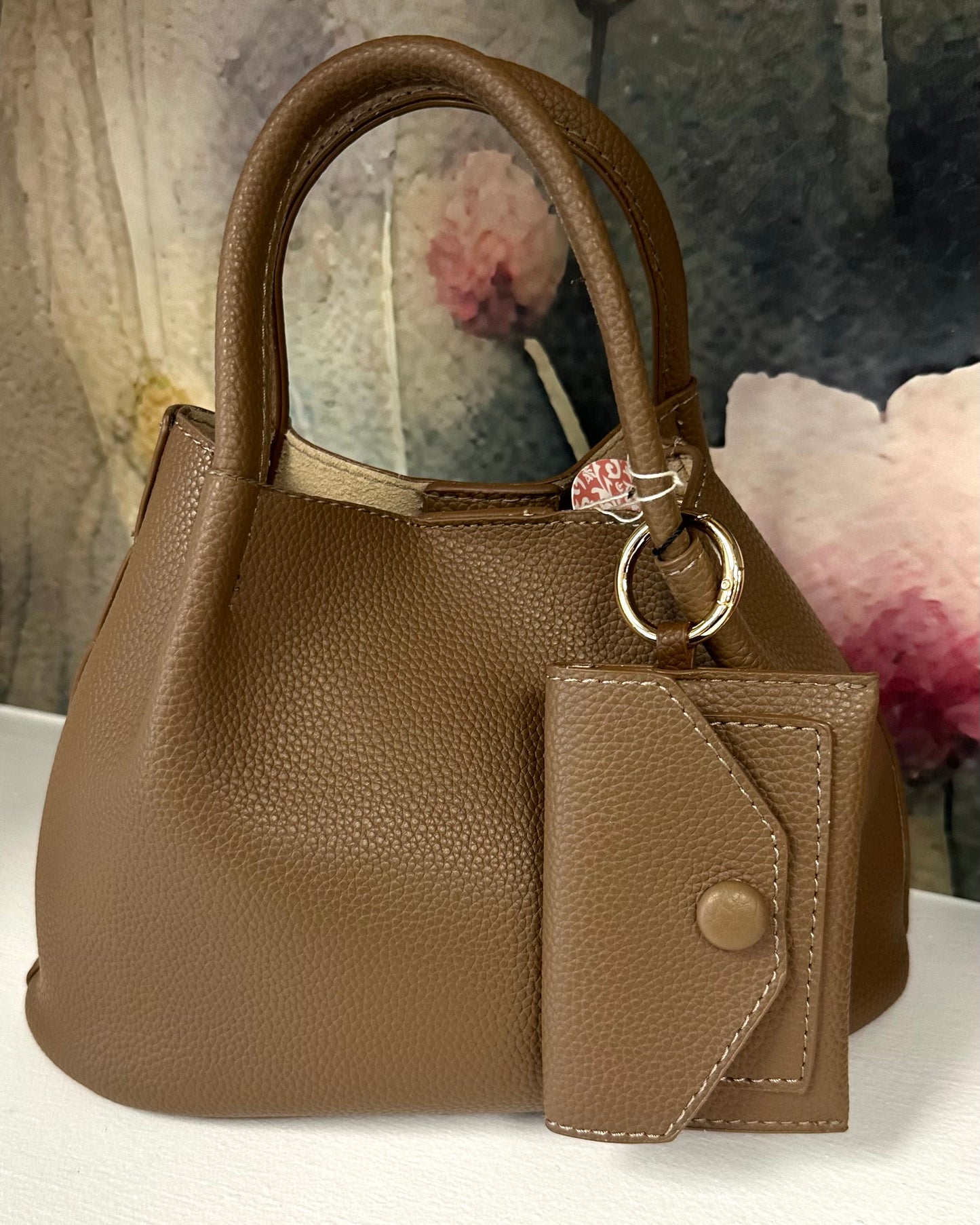 Small Crossbody Tote W/ Card Holder & Pouch