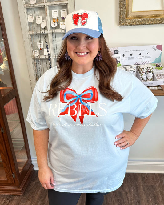 Preppy Ole Miss Rebels Tee