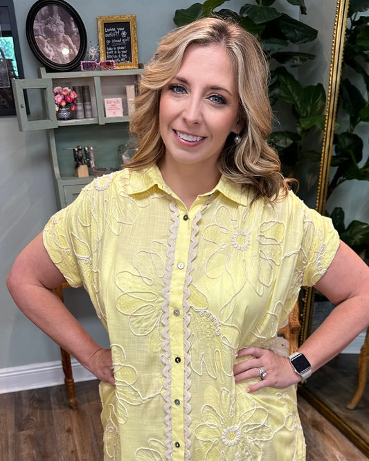 Bella Dress - Yellow