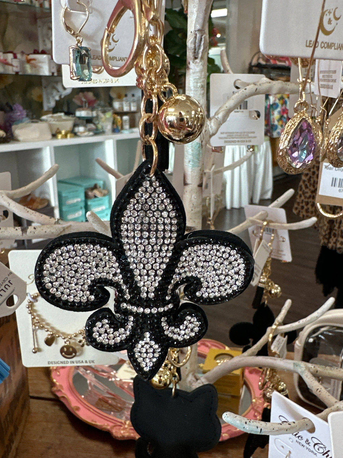 Fleur De Lis Keychain/Bag Charm