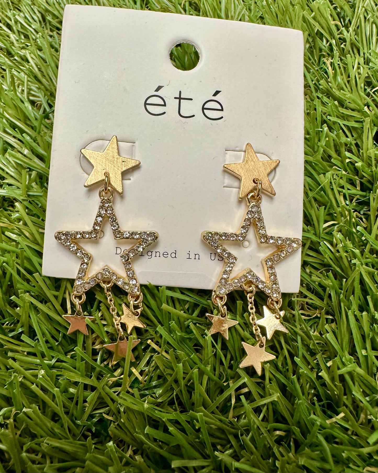 Multi Star Earrings