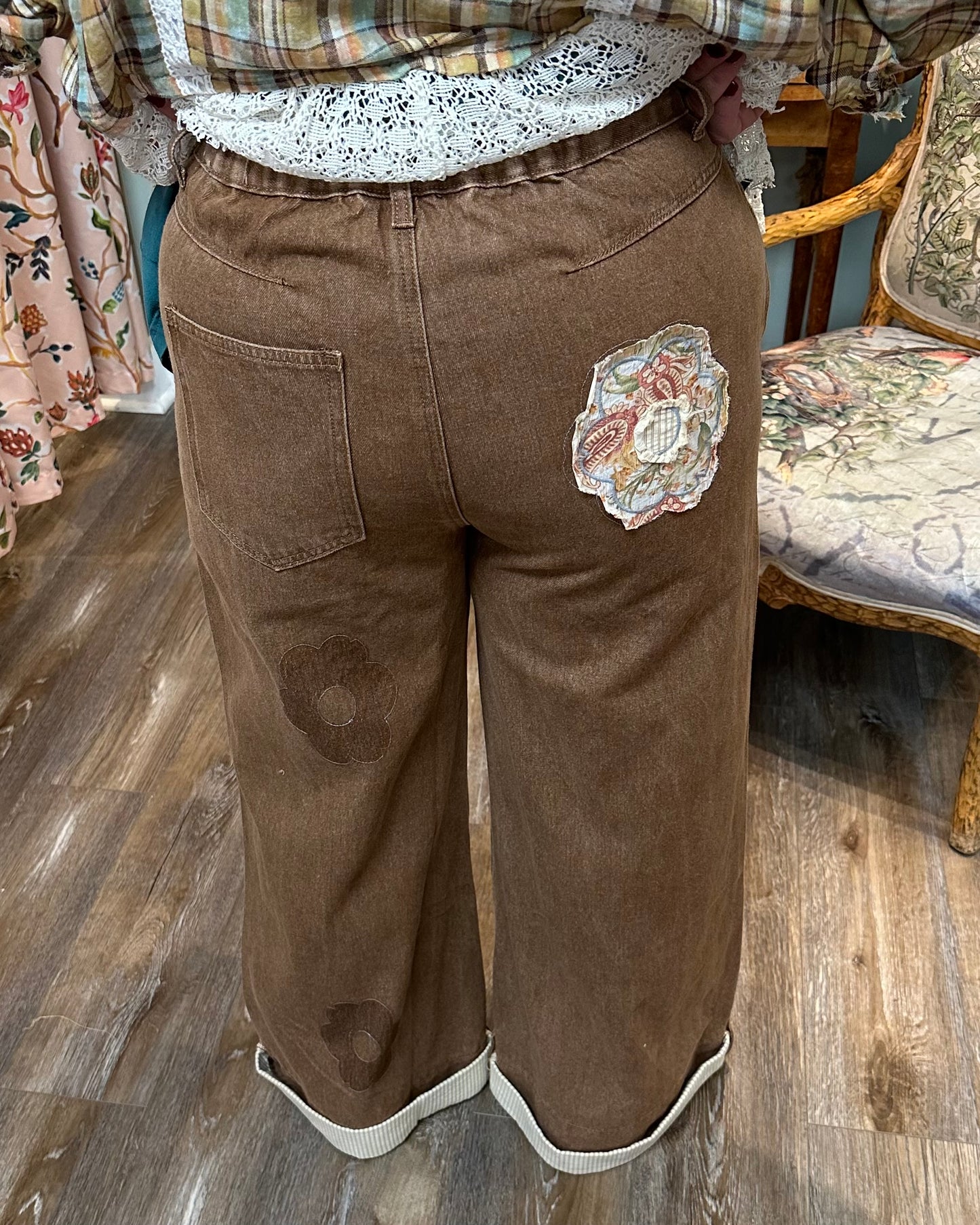 Chocolate Patchwork Pant