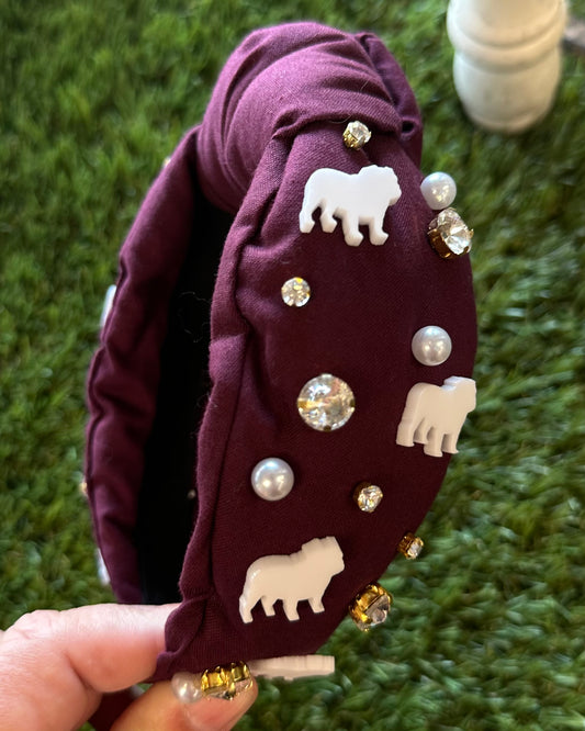 MSU Bulldog Headband