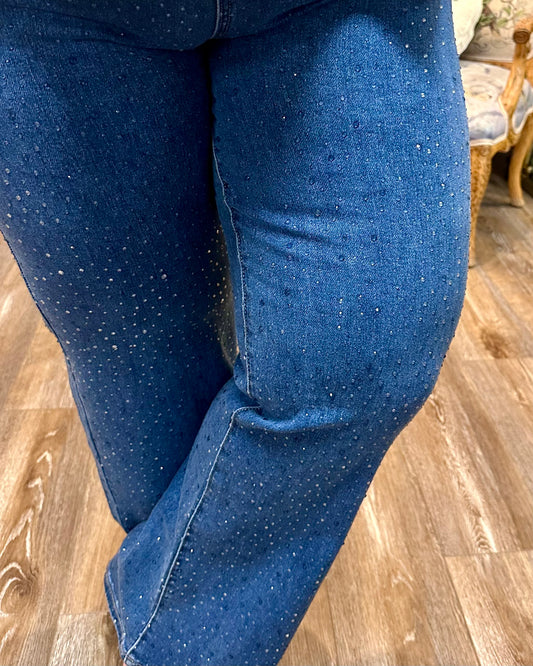 Bedazzled Boot Cut Jeans