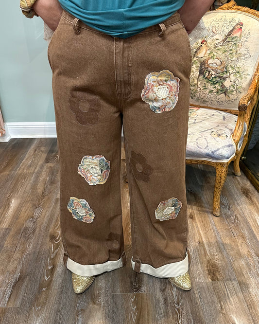 Chocolate Patchwork Pant