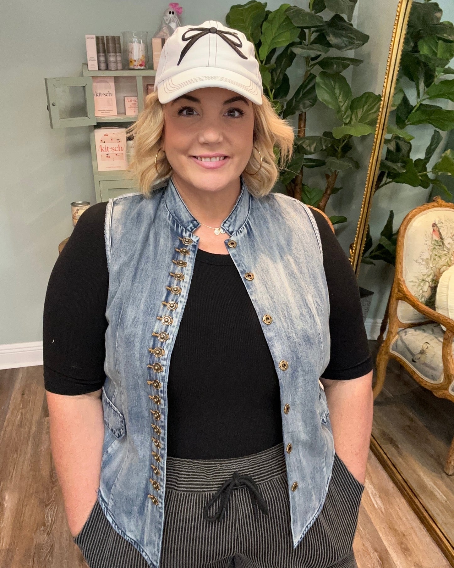 Mesmerized Chambray Vest