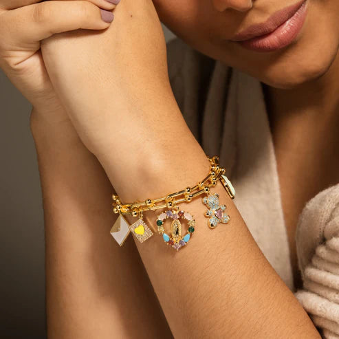 Charms Bracelet, Bear Charms and Catholic Pendants