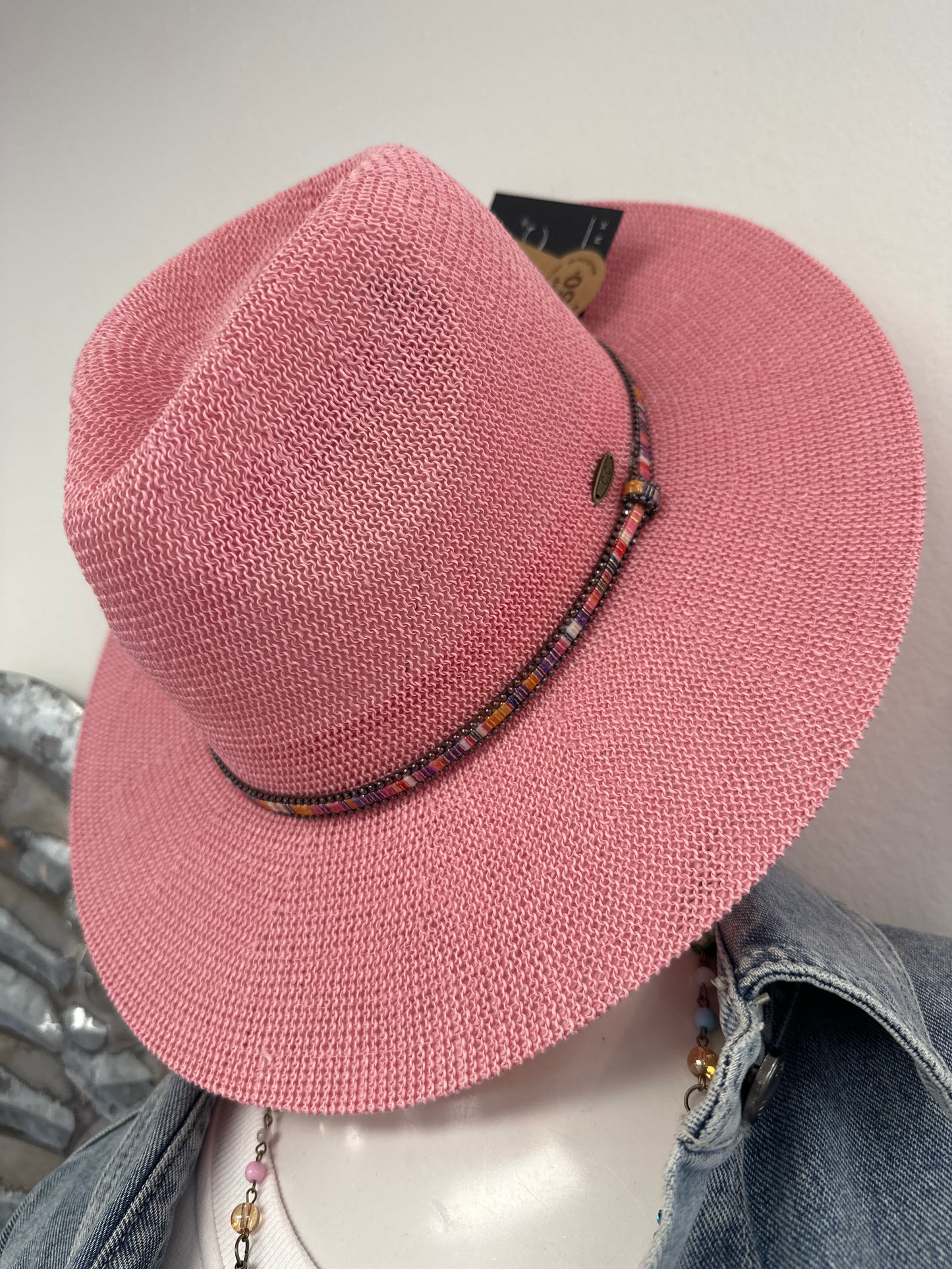 Panama Hat with Beading