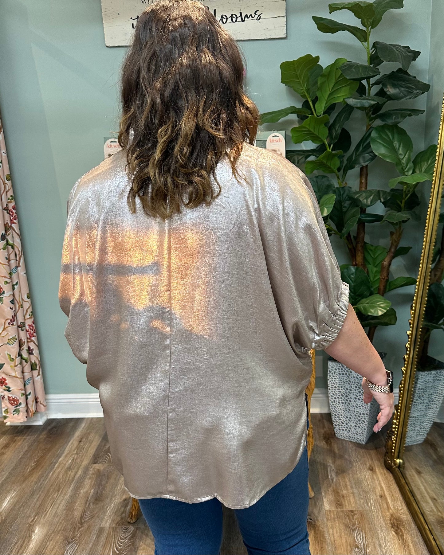 Champagne Dolman Top