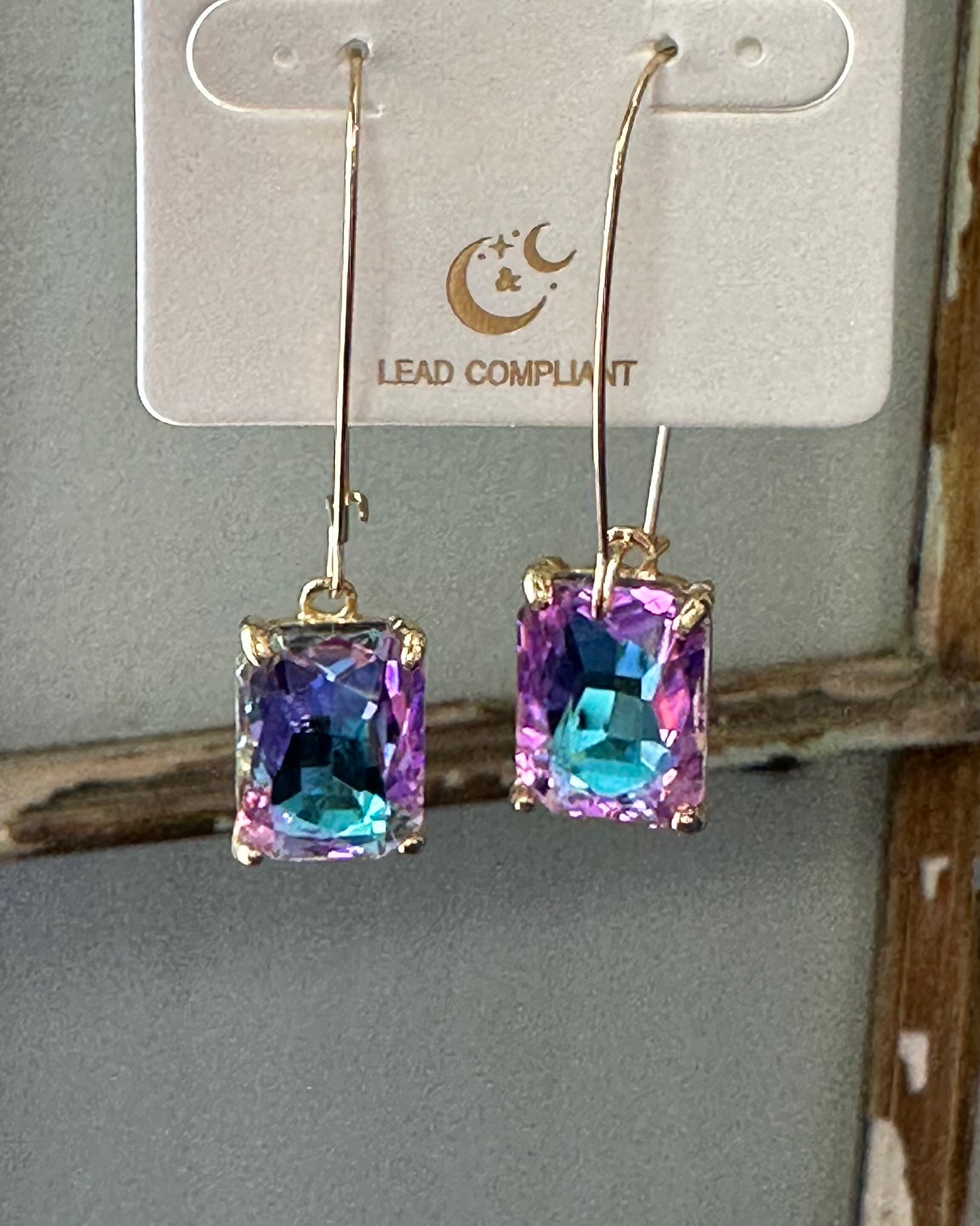Drop Jewel Earrings