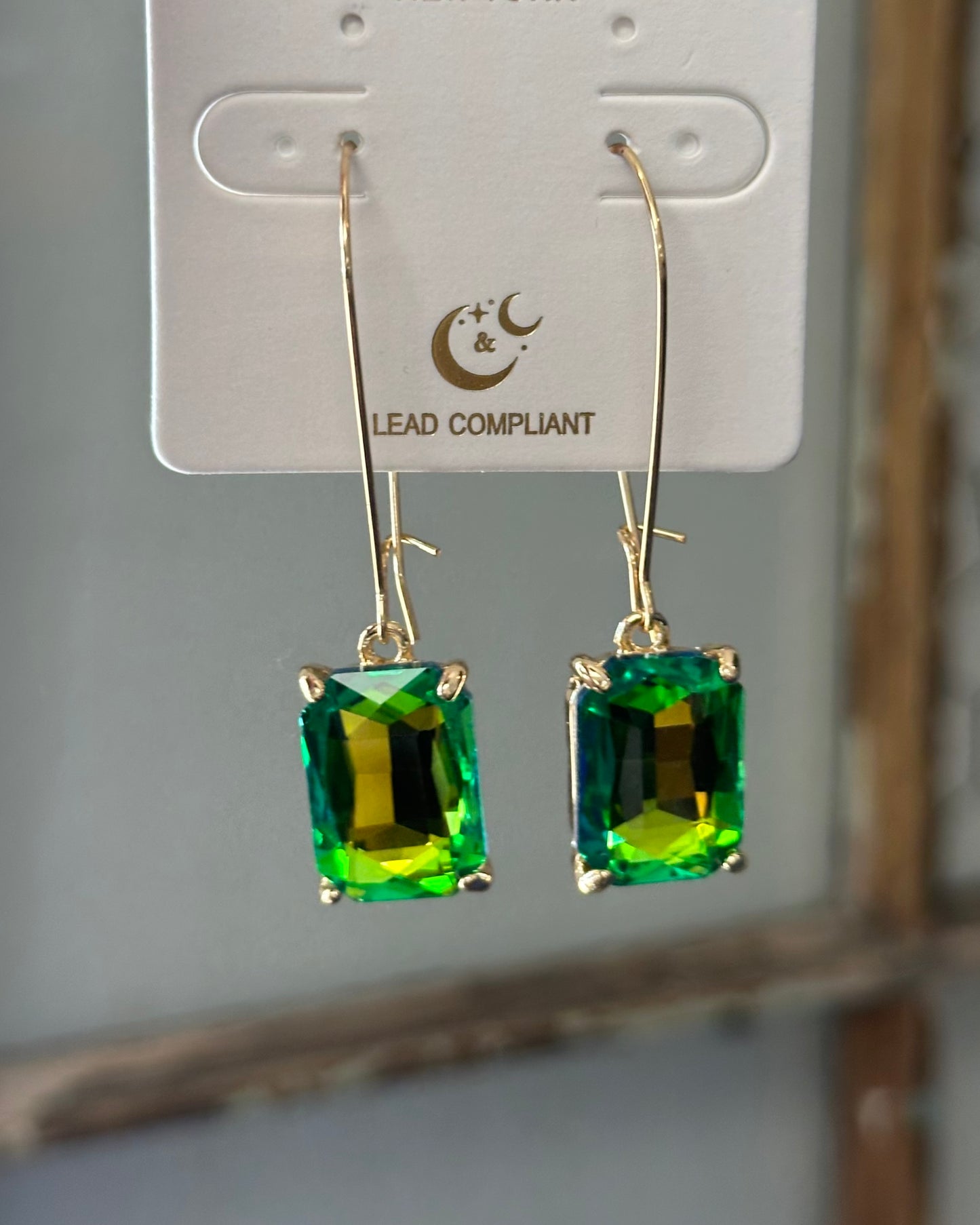Drop Jewel Earrings