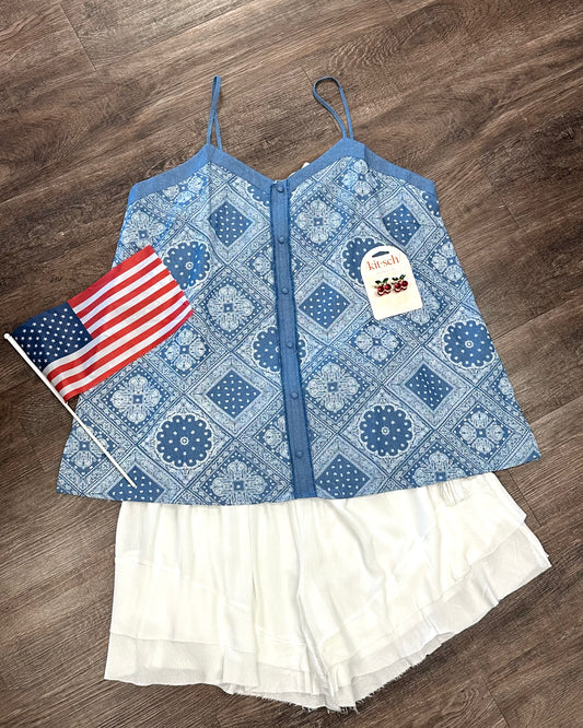 Chambray Flowy Camisole