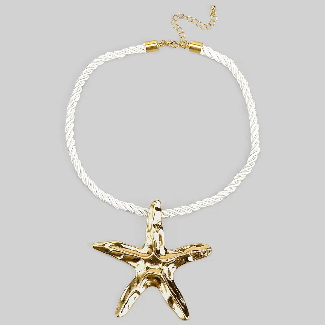 Rope Necklace with Starfish