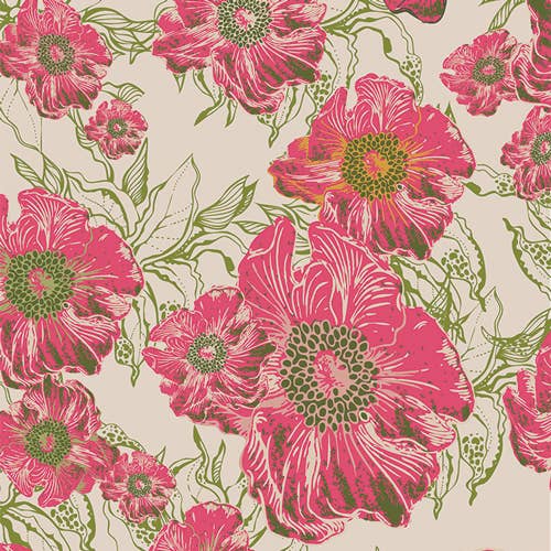"Audrey" Floral Voile Dog Collar