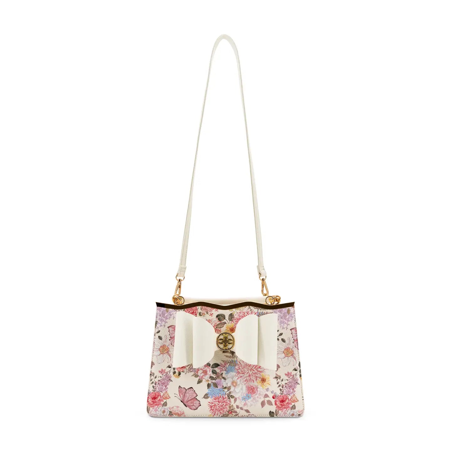 Amelie Floral Garden Bow Crossbody