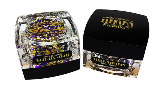 Tiger Stripes Bolt Balm Chunky Glitter Gel
