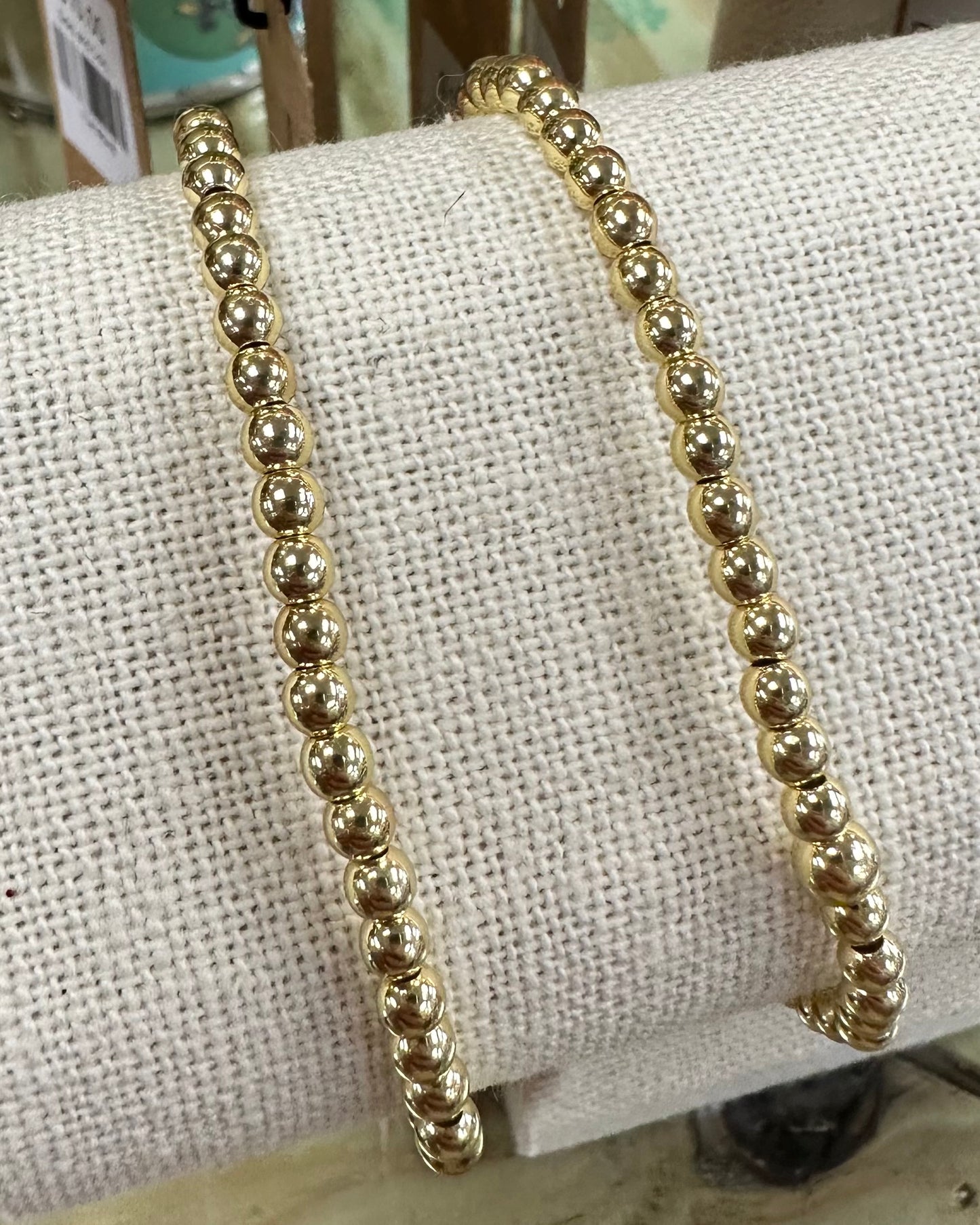 Gold Bead Bracelet