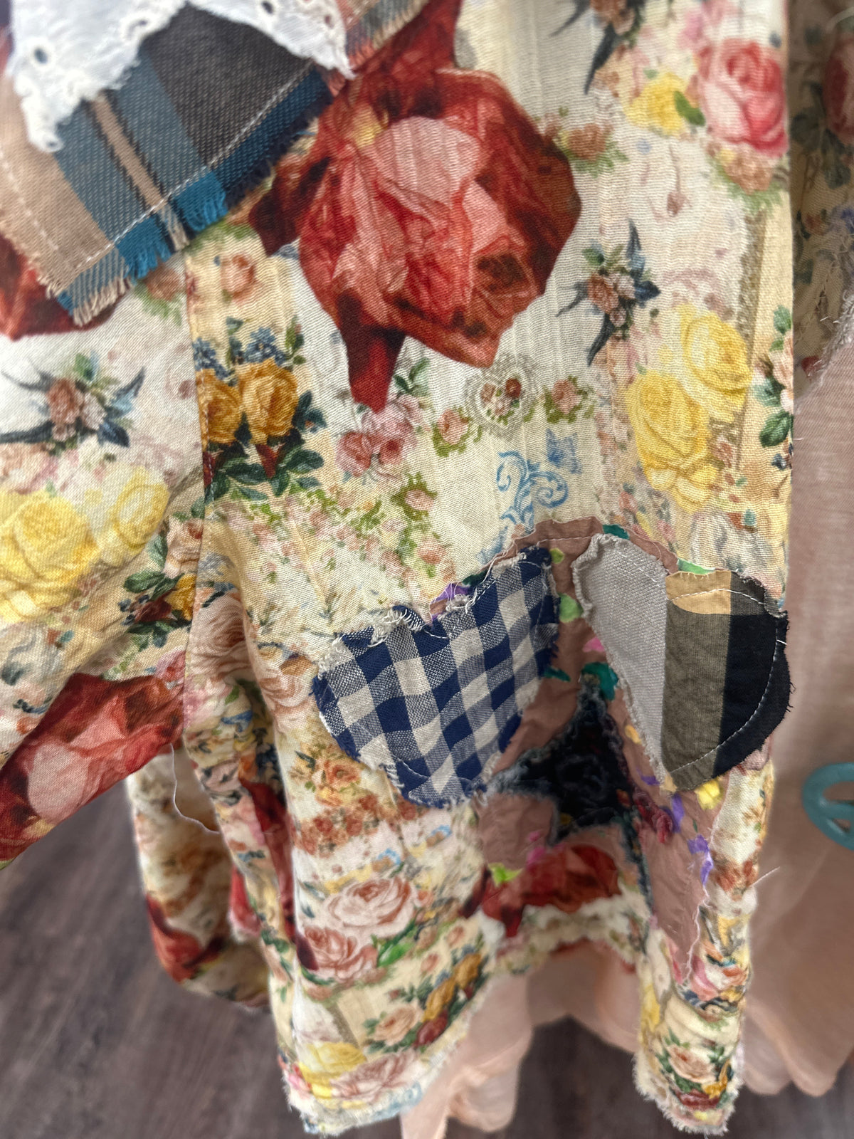 Multi Print Cropped Jacket