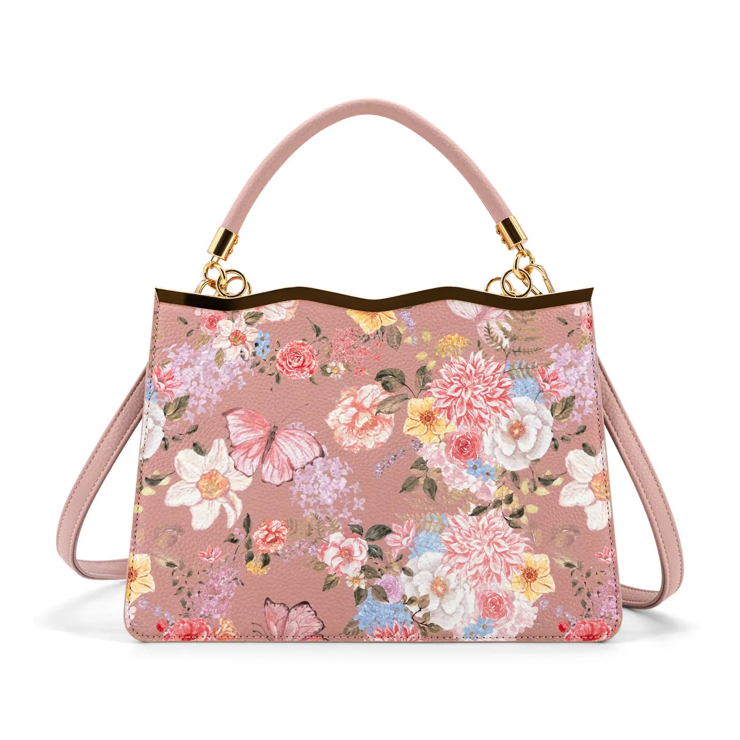 Amelie Floral Garden Bow Crossbody