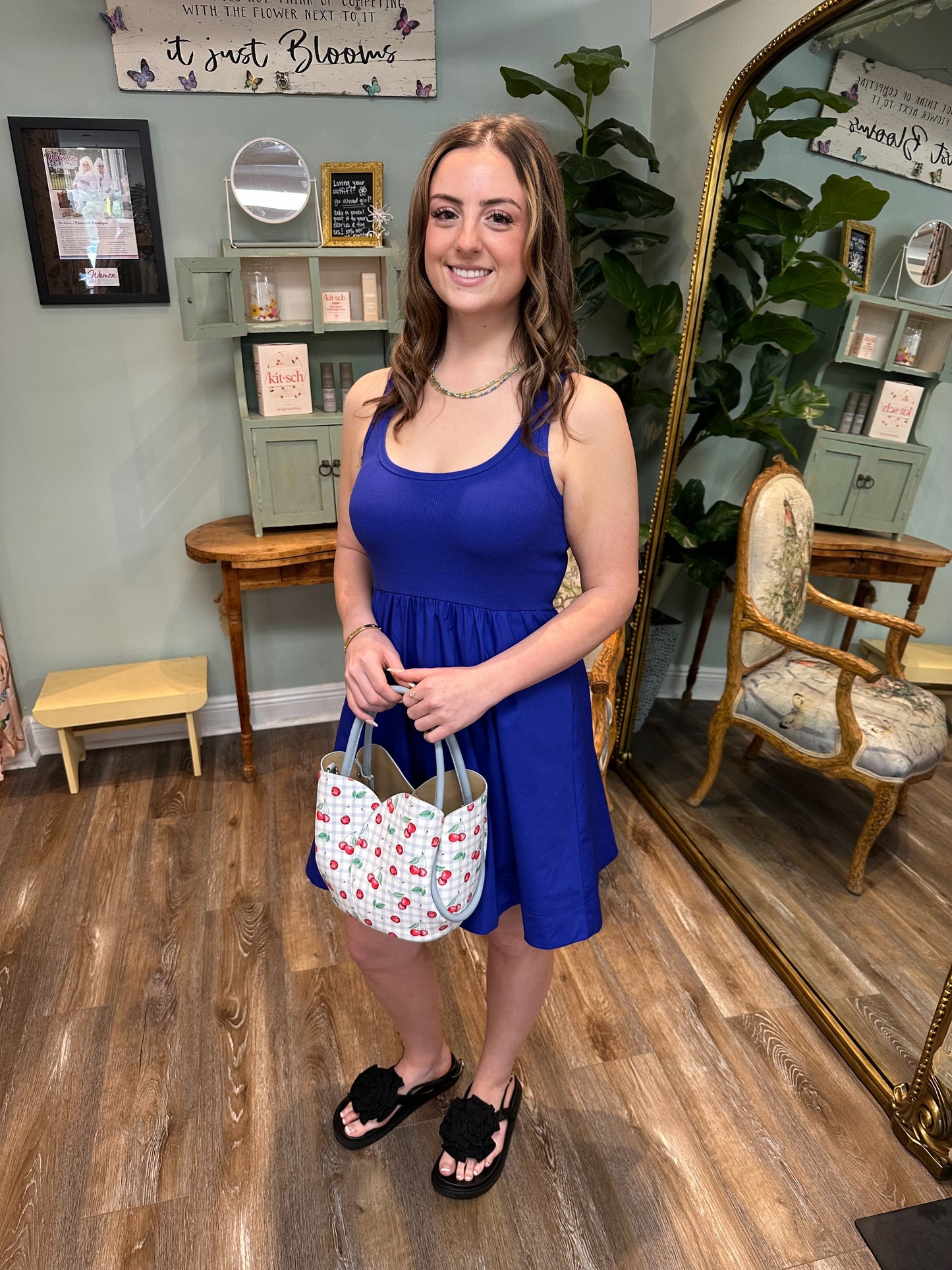 Sleeveless Dress with Pockets