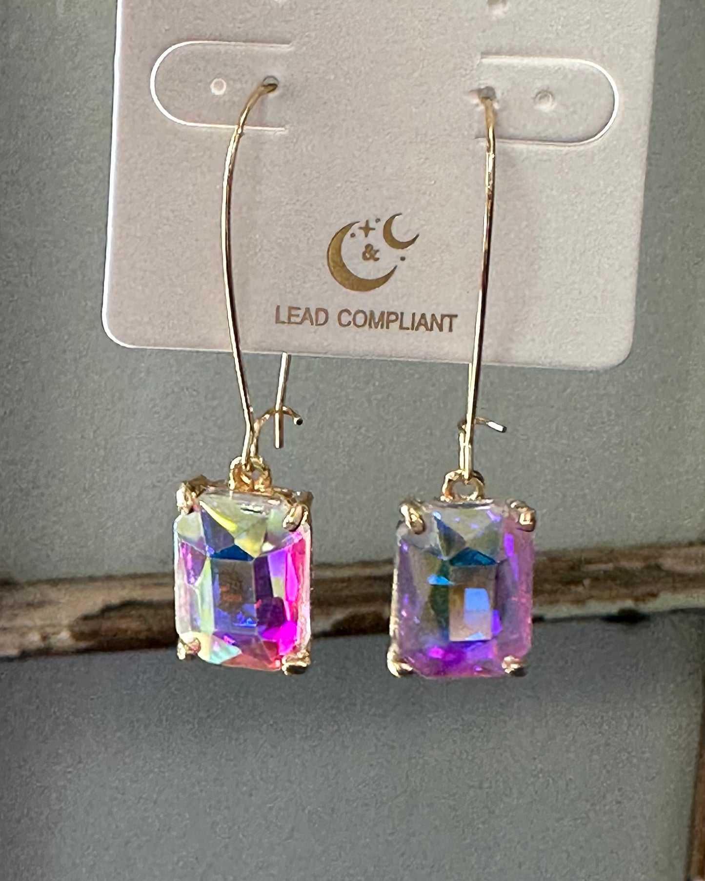 Drop Jewel Earrings