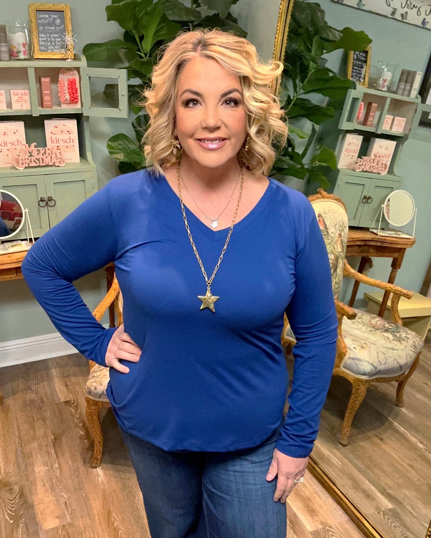 Buttery Soft Long Sleeve V-neck