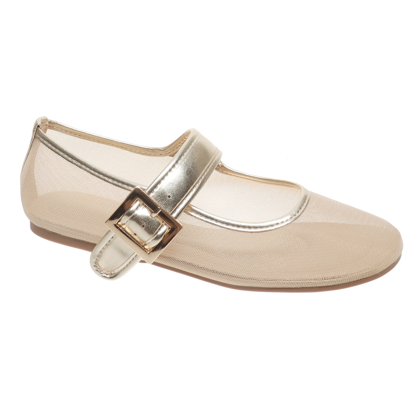 Gold/Nude Faye Mary Janes