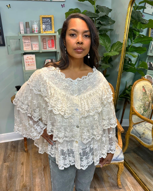 Tiered Lace Top