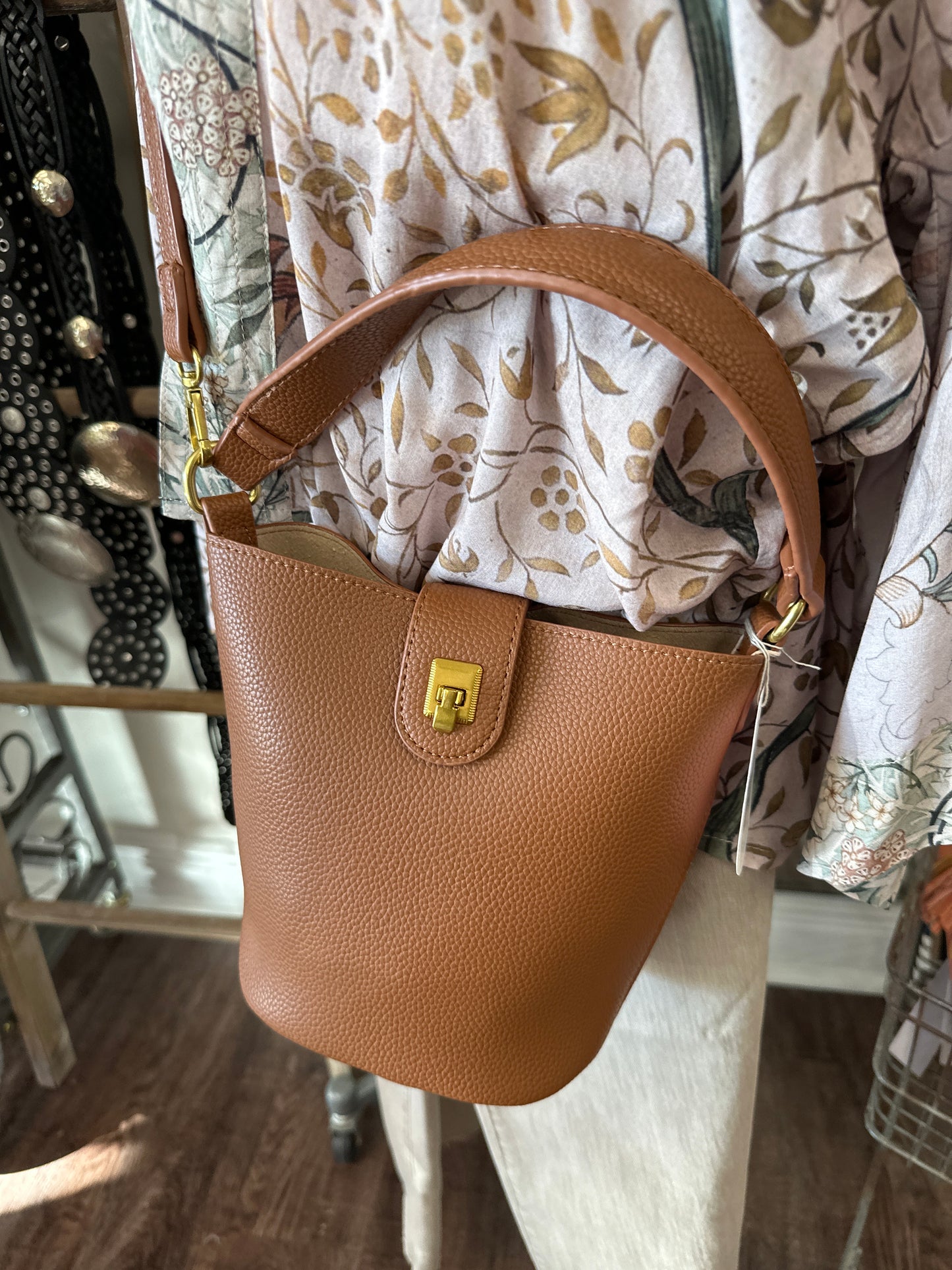 Top Handle Cross Body Bag