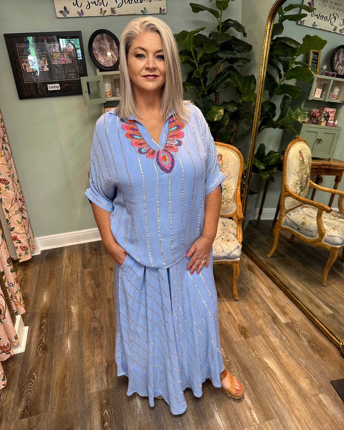 Camelia Set - Bleu