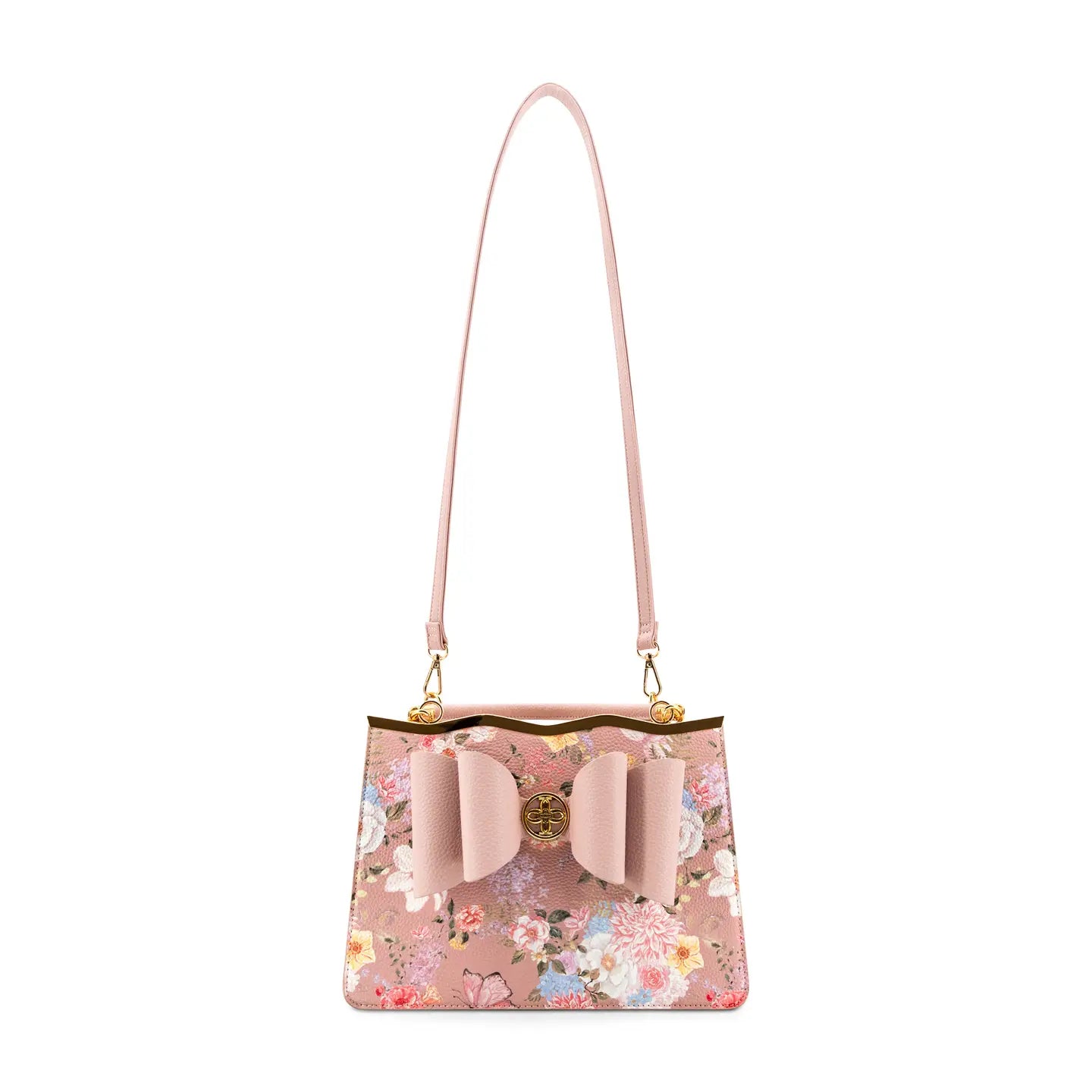Amelie Floral Garden Bow Crossbody