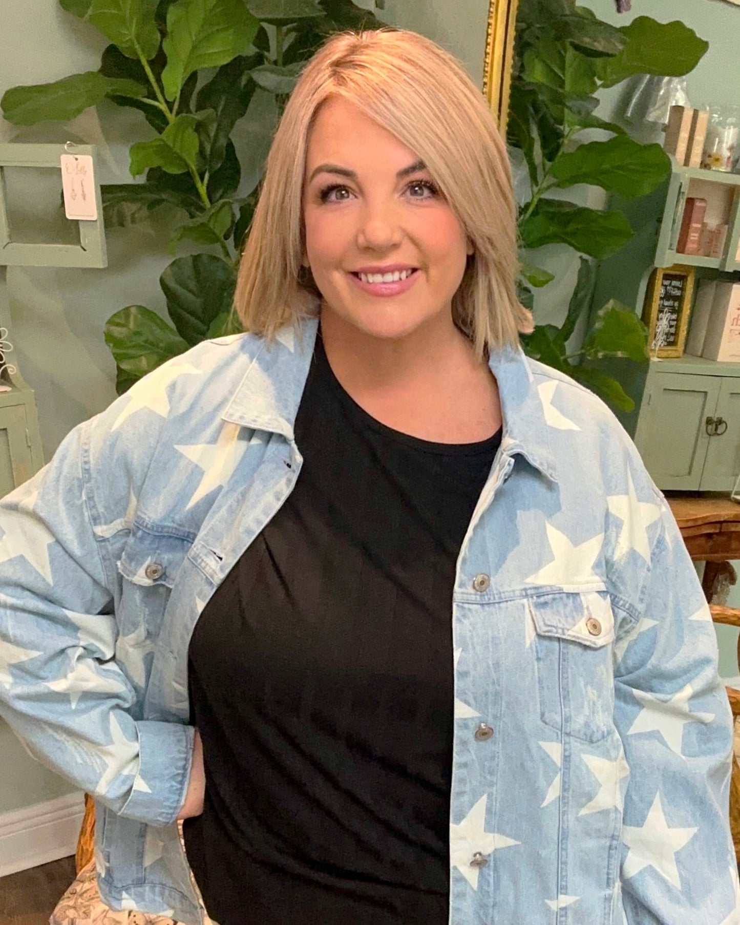 Ribbed Round Neck 3/4 Sleeves