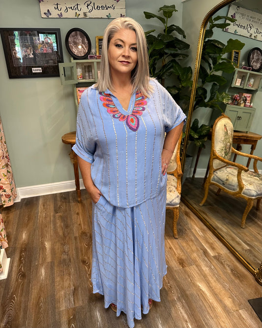 Camelia Set - Bleu