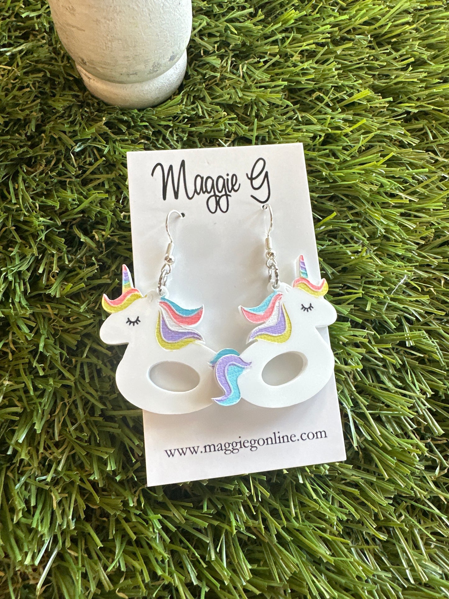 Unicorn Pool Floatie Earrings