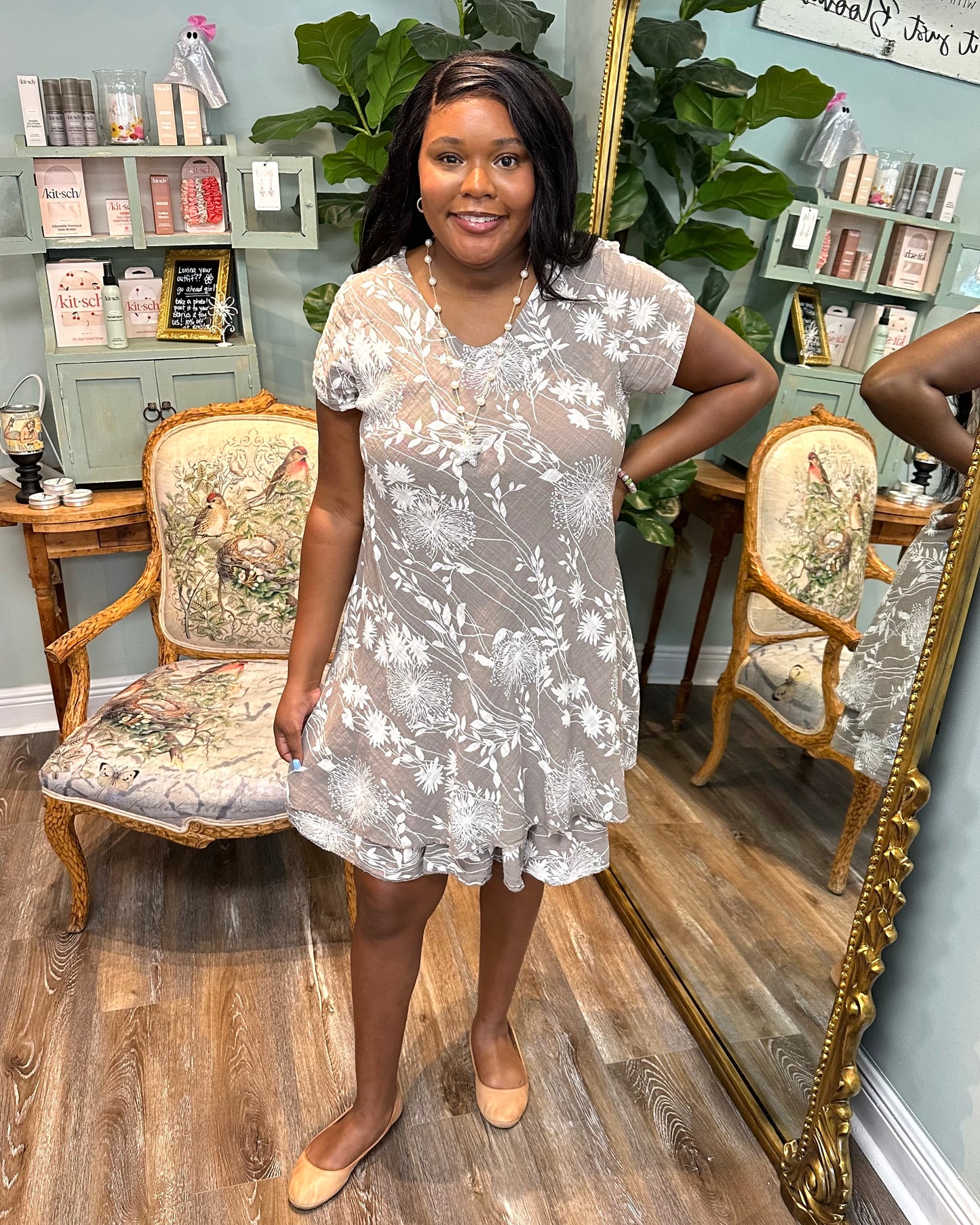 Linen Dandelion Dress