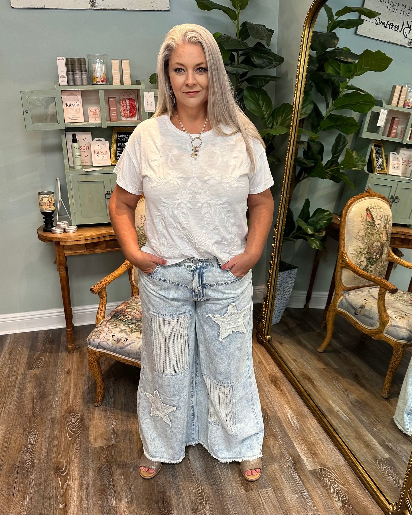 Star Embellished Pant